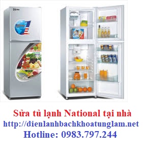 Sửa tủ lạnh National tại nhà Hà Nội