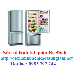 Sửa tủ lạnh tại quận Ba Đình